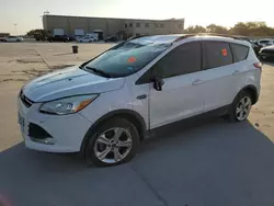 Salvage cars for sale at Wilmer, TX auction: 2016 Ford Escape SE