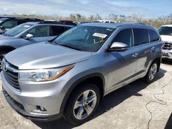 Salvage cars for sale at Arcadia, FL auction: 2015 Toyota Highlander Limited