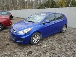 Salvage cars for sale at Cookstown, ON auction: 2013 Hyundai Accent GLS