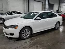 Volkswagen salvage cars for sale: 2013 Volkswagen Passat S