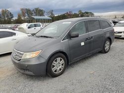 Salvage cars for sale at Spartanburg, SC auction: 2012 Honda Odyssey LX