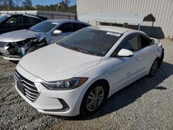 Salvage cars for sale at Spartanburg, SC auction: 2018 Hyundai Elantra SEL