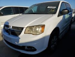 Salvage cars for sale at Grand Prairie, TX auction: 2017 Dodge Grand Caravan SE