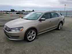 Salvage cars for sale at Antelope, CA auction: 2015 Volkswagen Passat SE