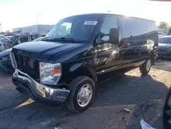 Salvage cars for sale from Copart Chicago Heights, IL: 2014 Ford Econoline E150 Van