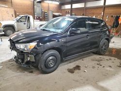 Salvage cars for sale at Ebensburg, PA auction: 2017 Mitsubishi Outlander Sport ES