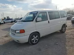 Volkswagen salvage cars for sale: 2002 Volkswagen Eurovan GLS