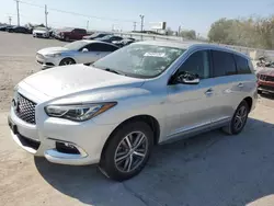 Salvage cars for sale at Oklahoma City, OK auction: 2020 Infiniti QX60 Luxe