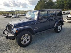 Salvage cars for sale at Concord, NC auction: 2013 Jeep Wrangler Unlimited Sahara