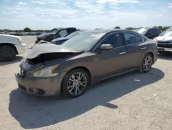 Salvage cars for sale at San Antonio, TX auction: 2012 Nissan Maxima S