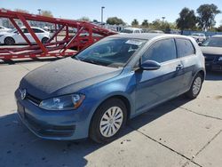 Salvage cars for sale at Sacramento, CA auction: 2015 Volkswagen Golf