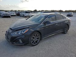 Salvage cars for sale at San Antonio, TX auction: 2018 Hyundai Sonata Sport