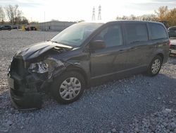 Salvage cars for sale at Barberton, OH auction: 2018 Dodge Grand Caravan SE