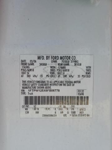 2006 Ford F150 Supercrew