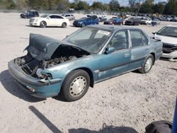 Honda salvage cars for sale: 1991 Honda Accord EX