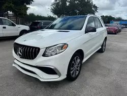 Salvage cars for sale at Opa Locka, FL auction: 2016 Mercedes-Benz GLE 350