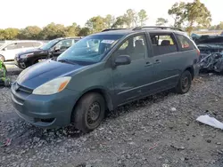 Salvage cars for sale at Byron, GA auction: 2004 Toyota Sienna CE