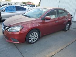 Salvage cars for sale at Sacramento, CA auction: 2016 Nissan Sentra S