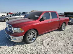 Salvage cars for sale at Temple, TX auction: 2012 Dodge RAM 1500 SLT