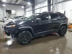 Salvage SUVs for sale at auction: 2015 Jeep Cherokee Trailhawk