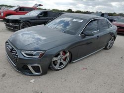 Salvage cars for sale at San Antonio, TX auction: 2020 Audi S4 Premium Plus