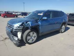 Volkswagen salvage cars for sale: 2019 Volkswagen Atlas SE