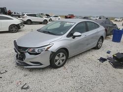 Chevrolet Vehiculos salvage en venta: 2018 Chevrolet Cruze LS