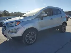 Ford Vehiculos salvage en venta: 2018 Ford Ecosport Titanium