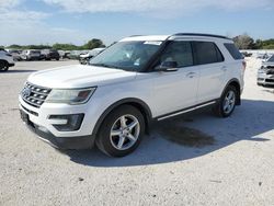 Salvage cars for sale from Copart San Antonio, TX: 2016 Ford Explorer XLT