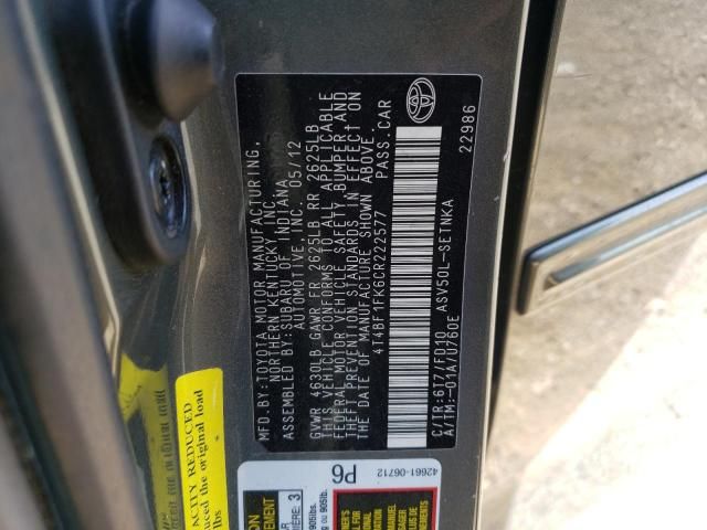 2012 Toyota Camry Base