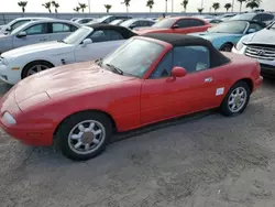 Mazda salvage cars for sale: 1990 Mazda MX-5 Miata