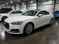 Salvage cars for sale at Ham Lake, MN auction: 2018 Audi A5 Premium Plus S-Line