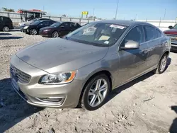 Salvage cars for sale at Cahokia Heights, IL auction: 2015 Volvo S60 PREMIER+