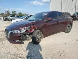 Nissan salvage cars for sale: 2021 Nissan Sentra SV