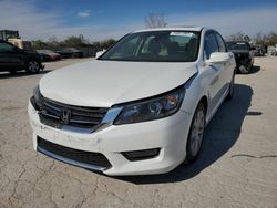 Salvage cars for sale at Kansas City, KS auction: 2015 Honda Accord EXL