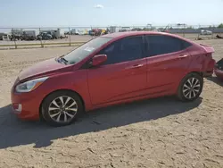 Salvage cars for sale at Houston, TX auction: 2015 Hyundai Accent GLS