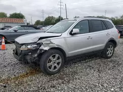 Salvage cars for sale from Copart Columbus, OH: 2007 Hyundai Santa FE SE