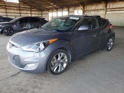 Hyundai salvage cars for sale: 2017 Hyundai Veloster