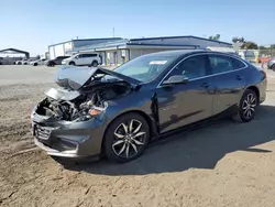 Salvage cars for sale at San Diego, CA auction: 2018 Chevrolet Malibu LT