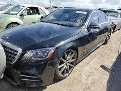 Salvage cars for sale at auction: 2019 Mercedes-Benz S 560