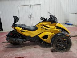 Salvage motorcycles for sale at Angola, NY auction: 2013 Can-Am Spyder Roadster ST