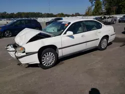 Vehiculos salvage en venta de Copart Dunn, NC: 2002 Chevrolet Impala