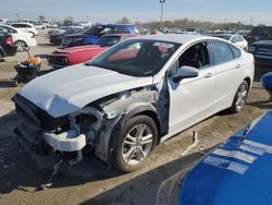 Salvage cars for sale at Indianapolis, IN auction: 2018 Ford Fusion SE