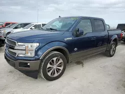 Flood-damaged cars for sale at auction: 2018 Ford F150 Supercrew