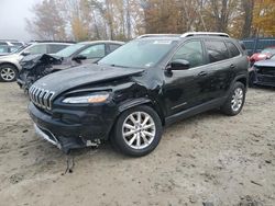 Jeep salvage cars for sale: 2014 Jeep Cherokee Limited