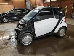 Salvage cars for sale at Ebensburg, PA auction: 2009 Smart Fortwo Pure