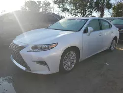 Salvage cars for sale at Riverview, FL auction: 2016 Lexus ES 350