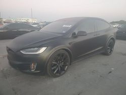 Salvage cars for sale at Grand Prairie, TX auction: 2017 Tesla Model X