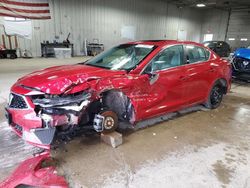 Salvage cars for sale at Franklin, WI auction: 2022 Acura ILX Premium