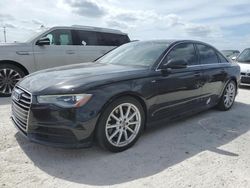 Salvage cars for sale from Copart Arcadia, FL: 2017 Audi A6 Premium Plus